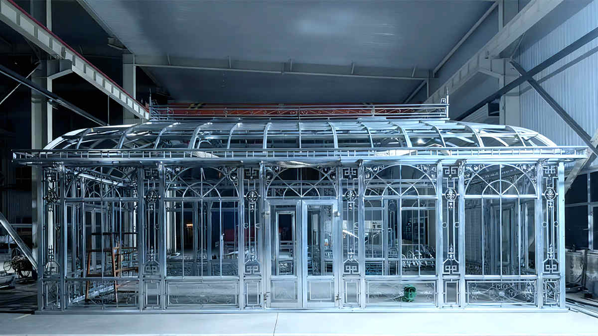 Victorian greenhouse, greenhouse kits,  metal greenhouse frame